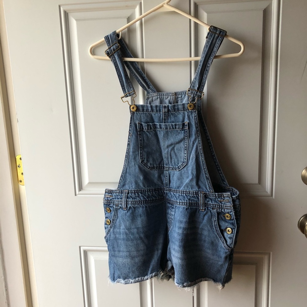 Denim overalls